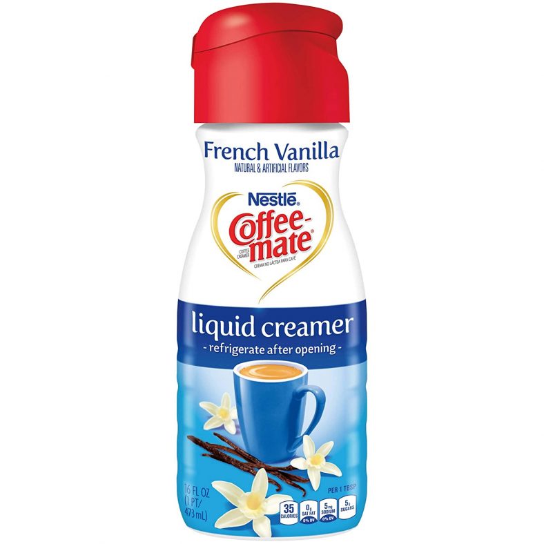 6-Pack Coffeemate Liquid, French Vanilla, 16 Fl Oz