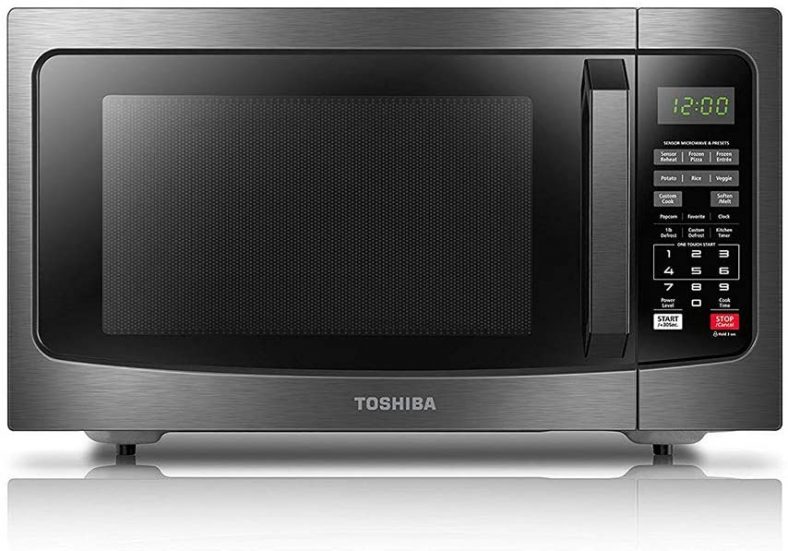 Toshiba EM131A5C-BS Microwave Oven with Smart Sensor 1.2 Cu.ft