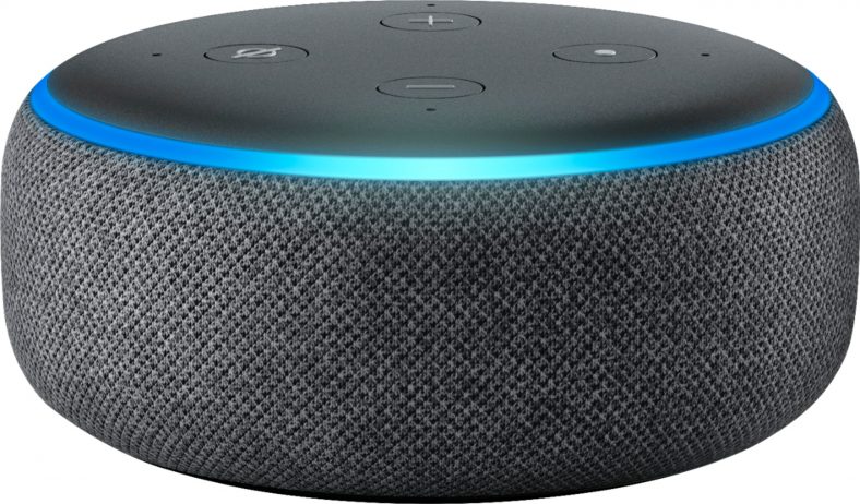 Amazon Echo Dot 3rd Gen Smart Speaker w/Alexa + A19 Smart Bulb