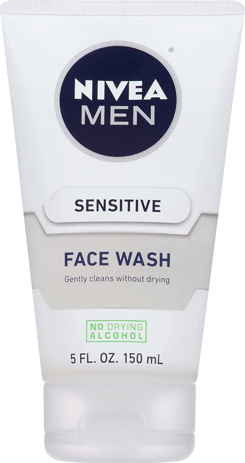 NIVEA Men Sensitive Face Wash 5 fl. oz. Bottle