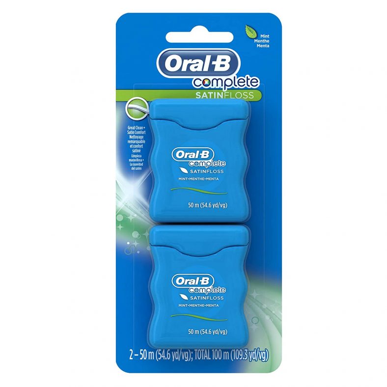 4-Pack Oral-B Complete SatinFloss Dental Floss 50 M