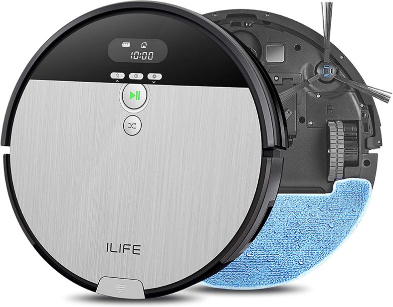 ILIFE V8s 2-in-1 Mopping Robot Vacuum, Big 750ml Dustbin