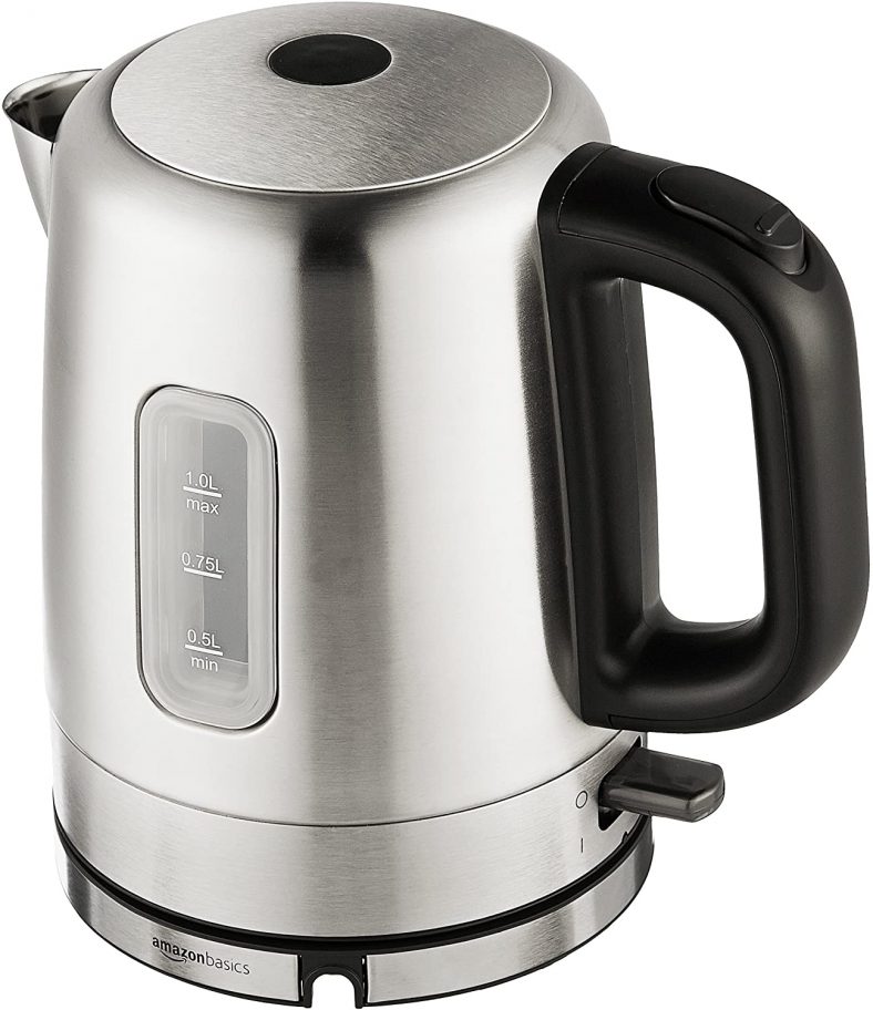 AmazonBasics Stainless Steel Electric Hot Water Kettle