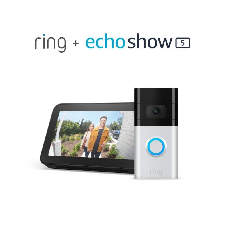 Ring Video Doorbell 3 with Echo Show 5