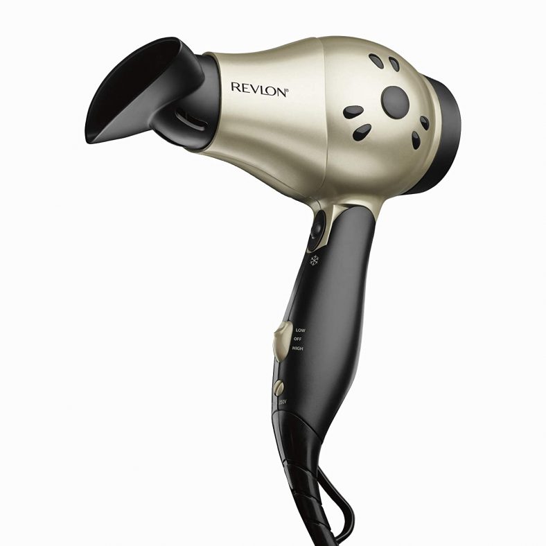 Revlon 1875W Compact+ Folding Handle Travel Hair Dryer