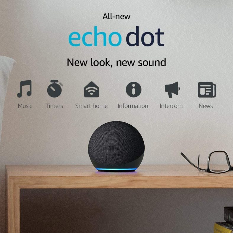 All-New Echo Dot 4th Gen Smart Speaker w/Alexa