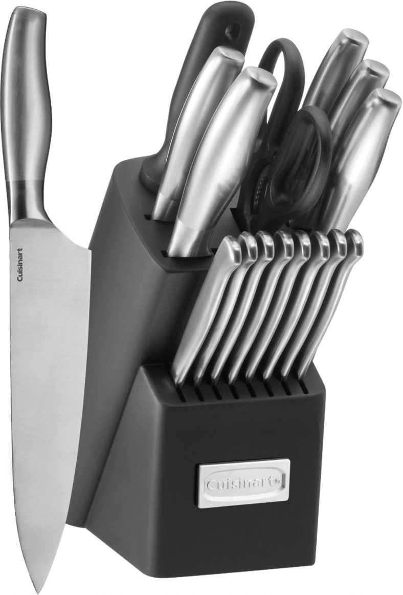 Cuisinart – 17 PC Artiste Knife Block Set – Silver