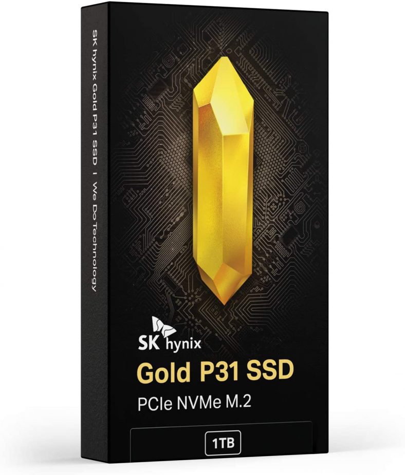 SK hynix Gold P31 1TB PCIe NVMe Gen3 M.2 2280 Internal SSD