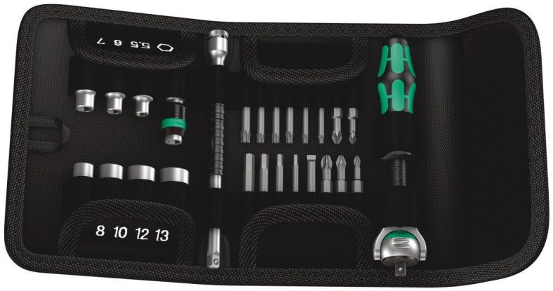 Wera 5051045001 Tools 26Pc Zyklop Ratchet 1/4-in Socket & Bit Set