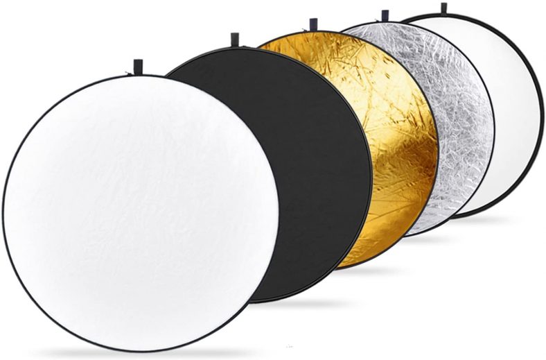 Neewer 43 Inch Light Reflector 5-in-1 Collapsible Multi-Disc