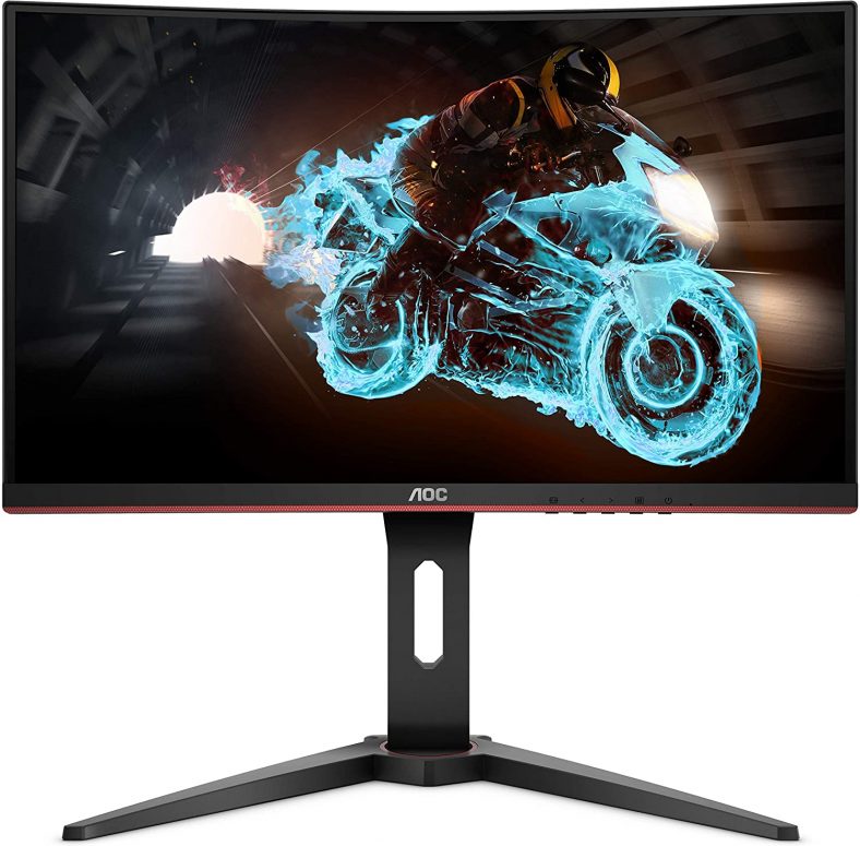 AOC C24G1A 24-in FHD 165Hz Curved Frameless Gaming Monitor