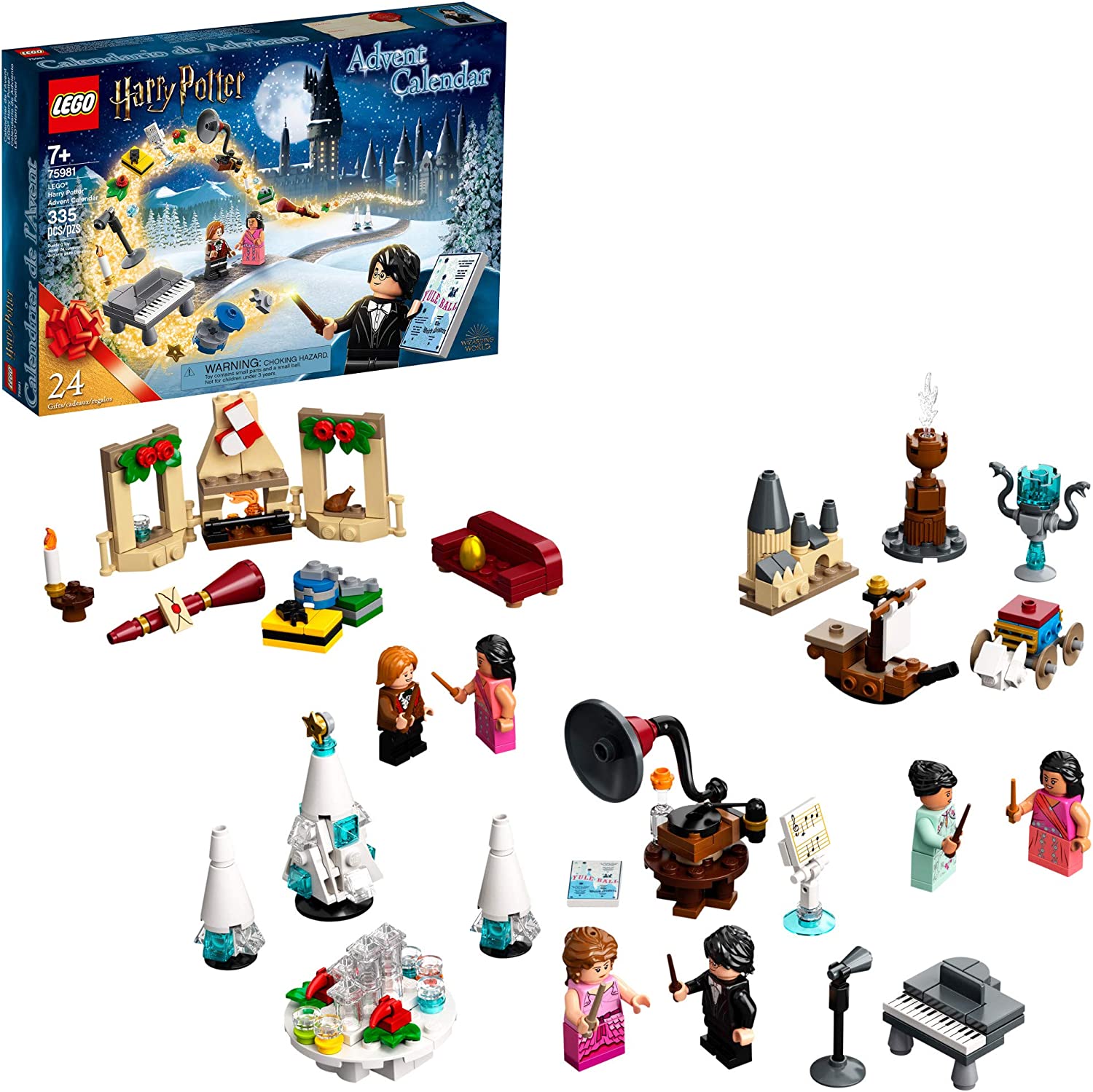 335-Pcs LEGO Harry Potter Advent Calendar 75981