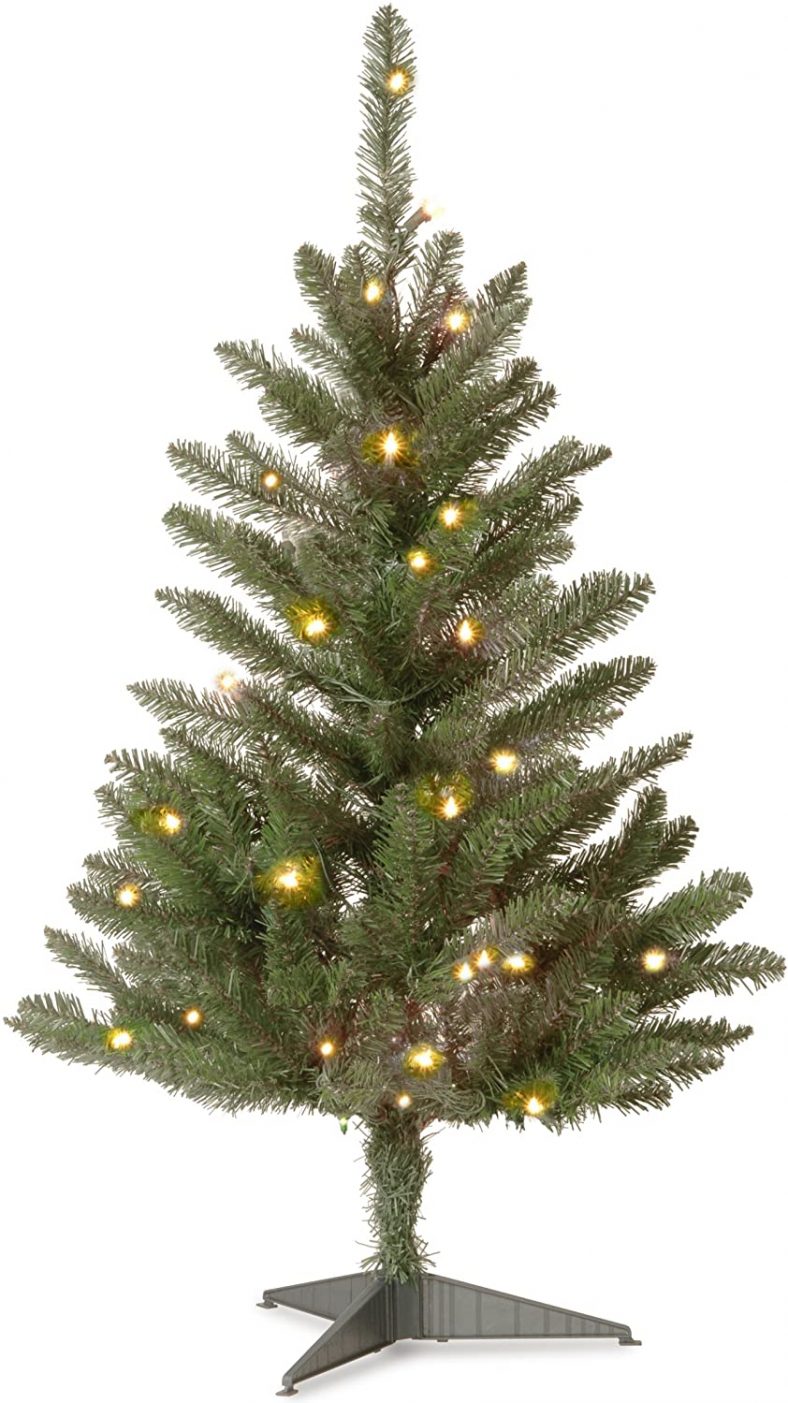 National Tree Company Pre-lit Artificial Mini Christmas Tree 3ft