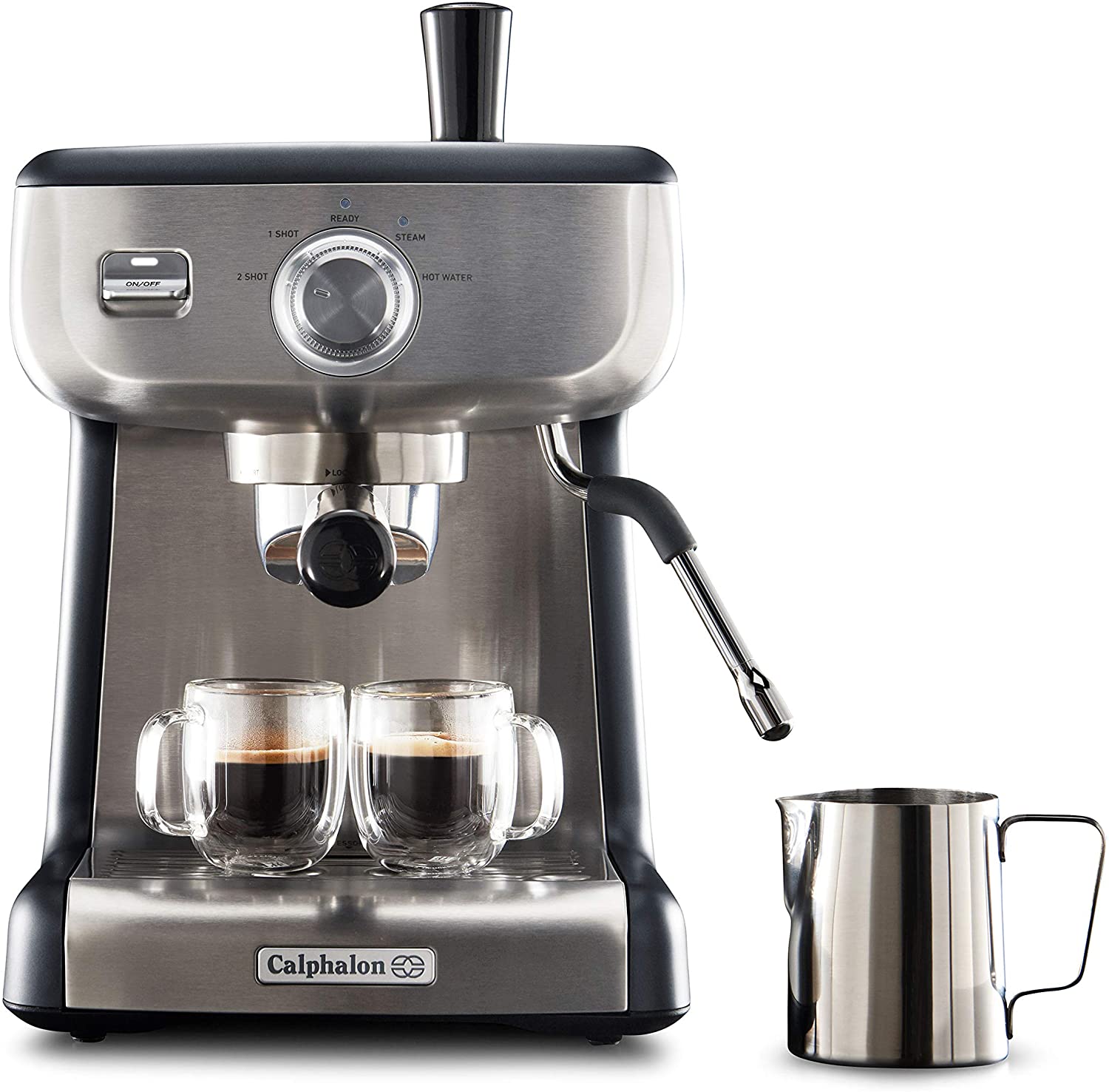 Calphalon BVCLECMP1 Temp iQ Espresso Machine w/Steam Wand