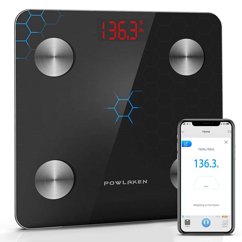 POWLAKEN Body Fat Scale Smart BMI Scale Digital