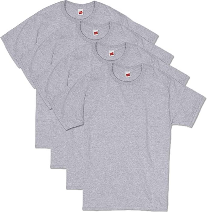 4-Pack Hanes Mens ComfortSoft Short Sleeve T-Shirt
