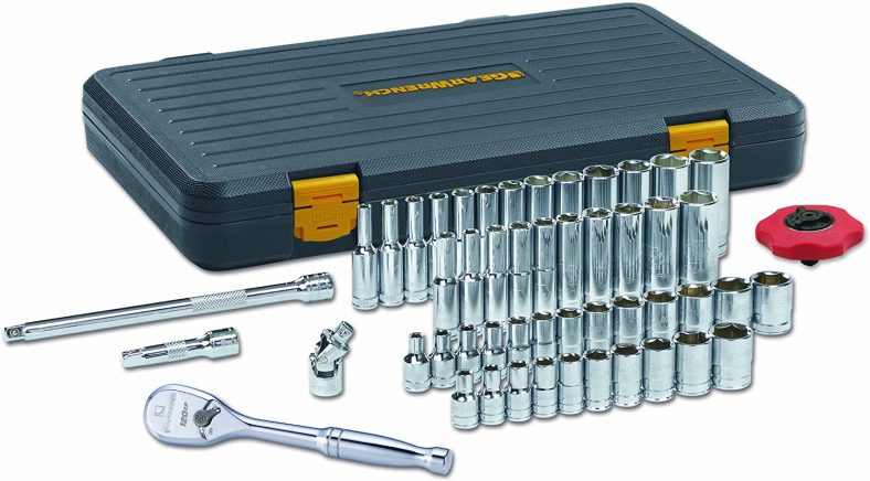 GearWrench 1/4 In. Standard And Deep Mechanics Tool Set (51 Pc.)