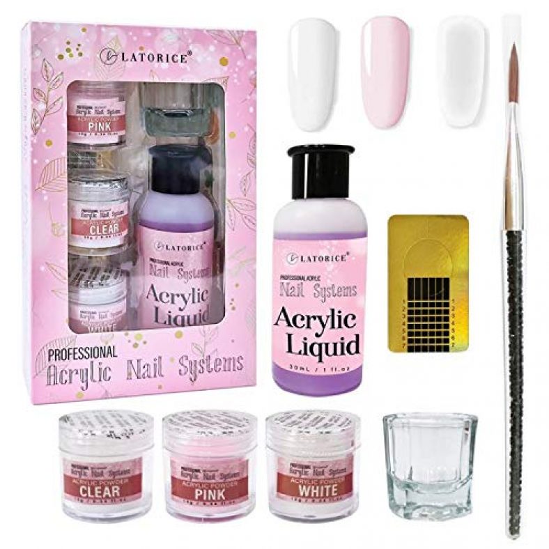 Reazeal Acrylic Powder and Liquid Set of 3 Colors