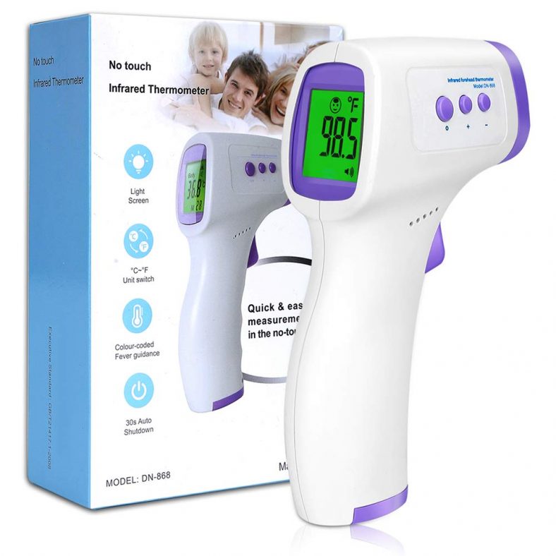 New 3 in 1 Non-Contact Forehead Infrared Thermometer.Digital No-Touch Infrared Thermometer for Adult, Kids, Baby, for Indoor and Outdoor Use