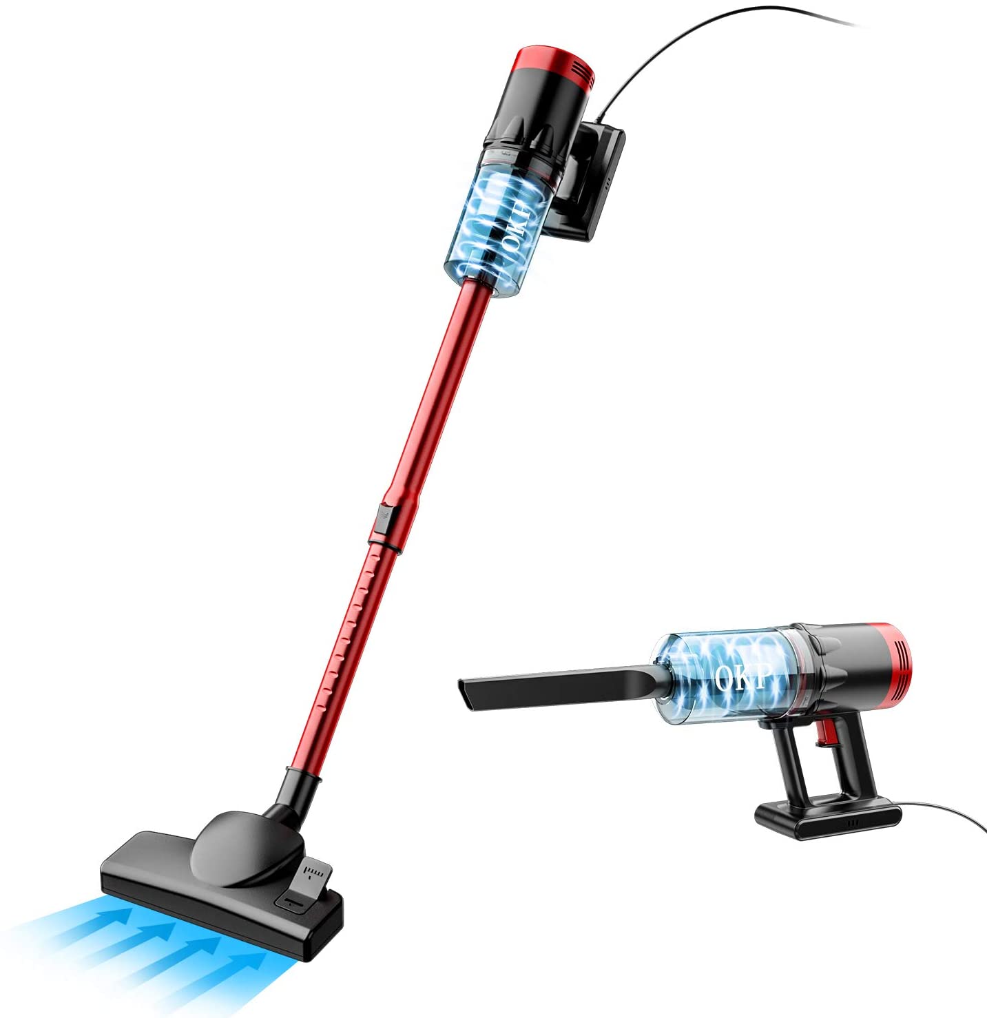 Vacuum Cleaner Corded 17000PA 3 in 1 Stick Vacuums Cleaner