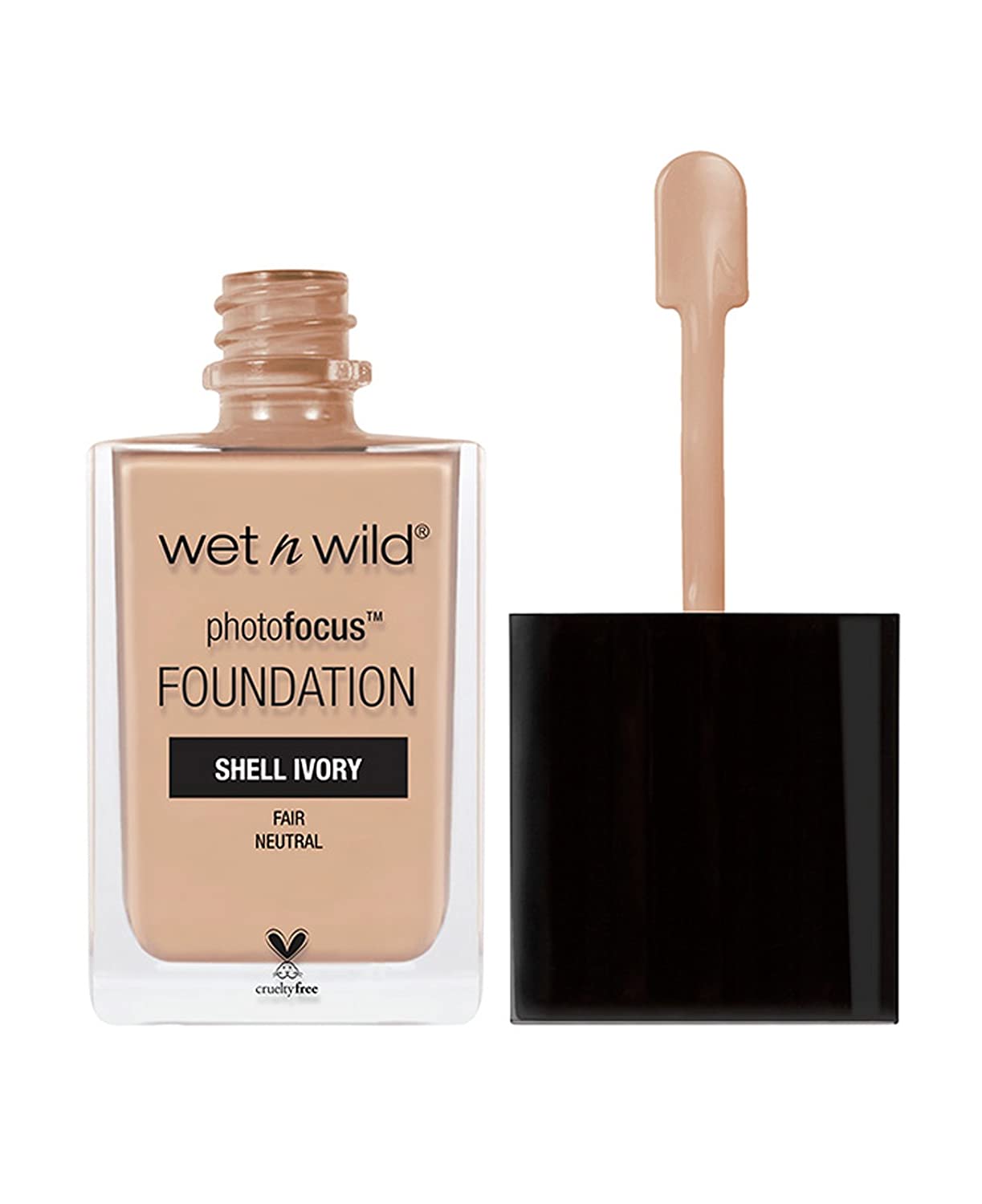 wet n wild Photo Focus Foundation, Shell Ivory, 1 Ounce