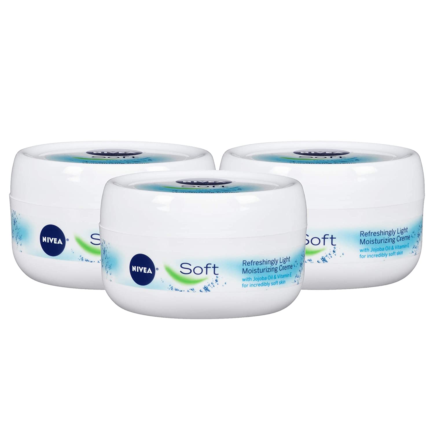 3-Pack NIVEA Soft Moisturizing Creme