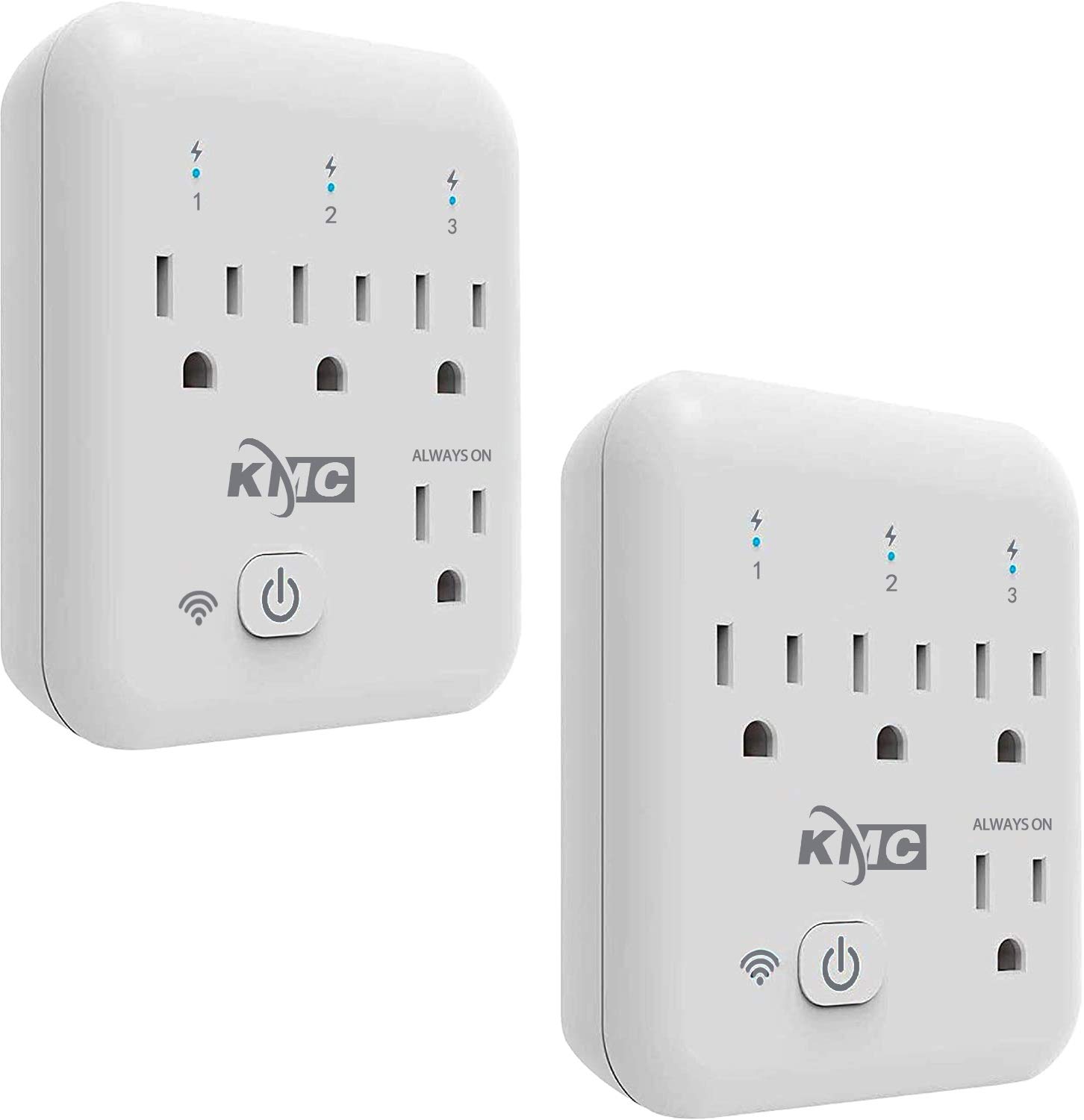2PK KMC 4 Outlet Energy Monitoring Wifi Outlet Smart plug