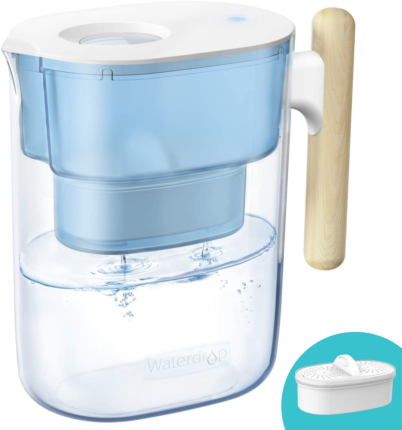 Waterdrop Chubby 10-Cup Water Filter Pitcher
