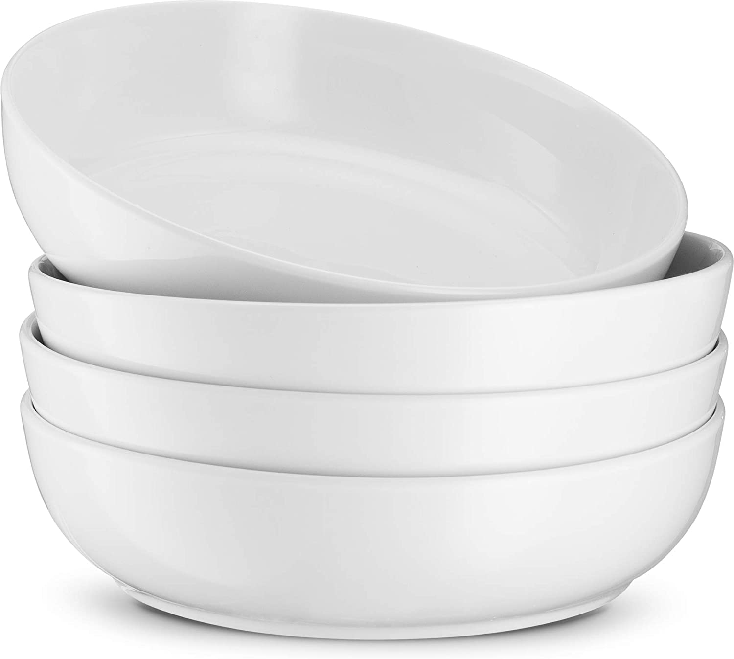 4-Pack KooK Ceramic Pasta Bowls 32oz