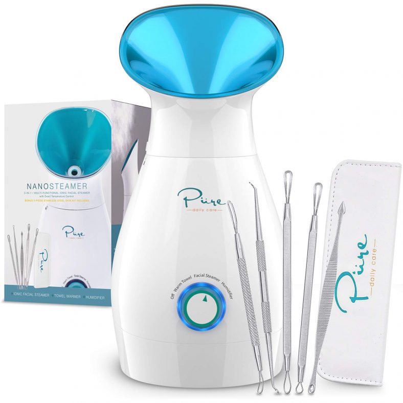 The Pure Daily Care NanoSteamer 3-in-1 Nano Ionic Facial Steamer
