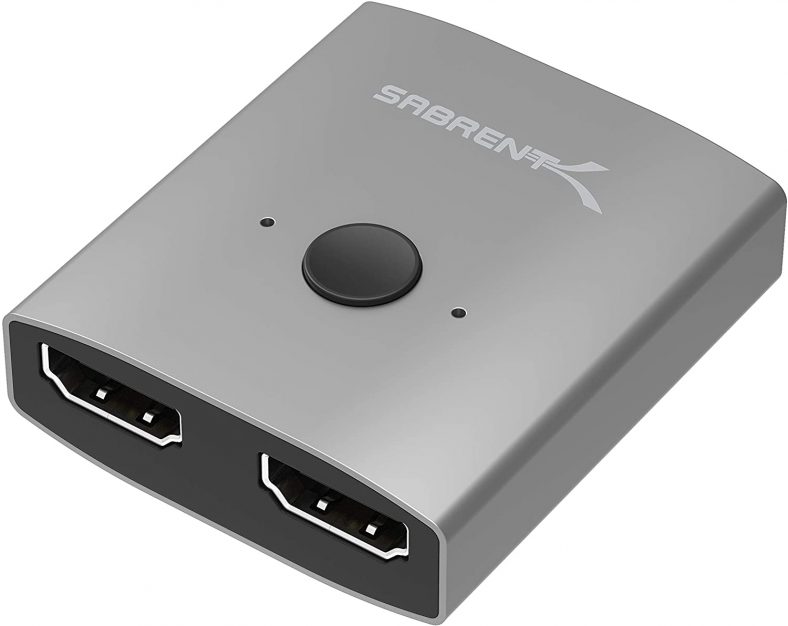 Sabrent 2-Port 4K Dual HDMI Sharing Switch DA-HSW2