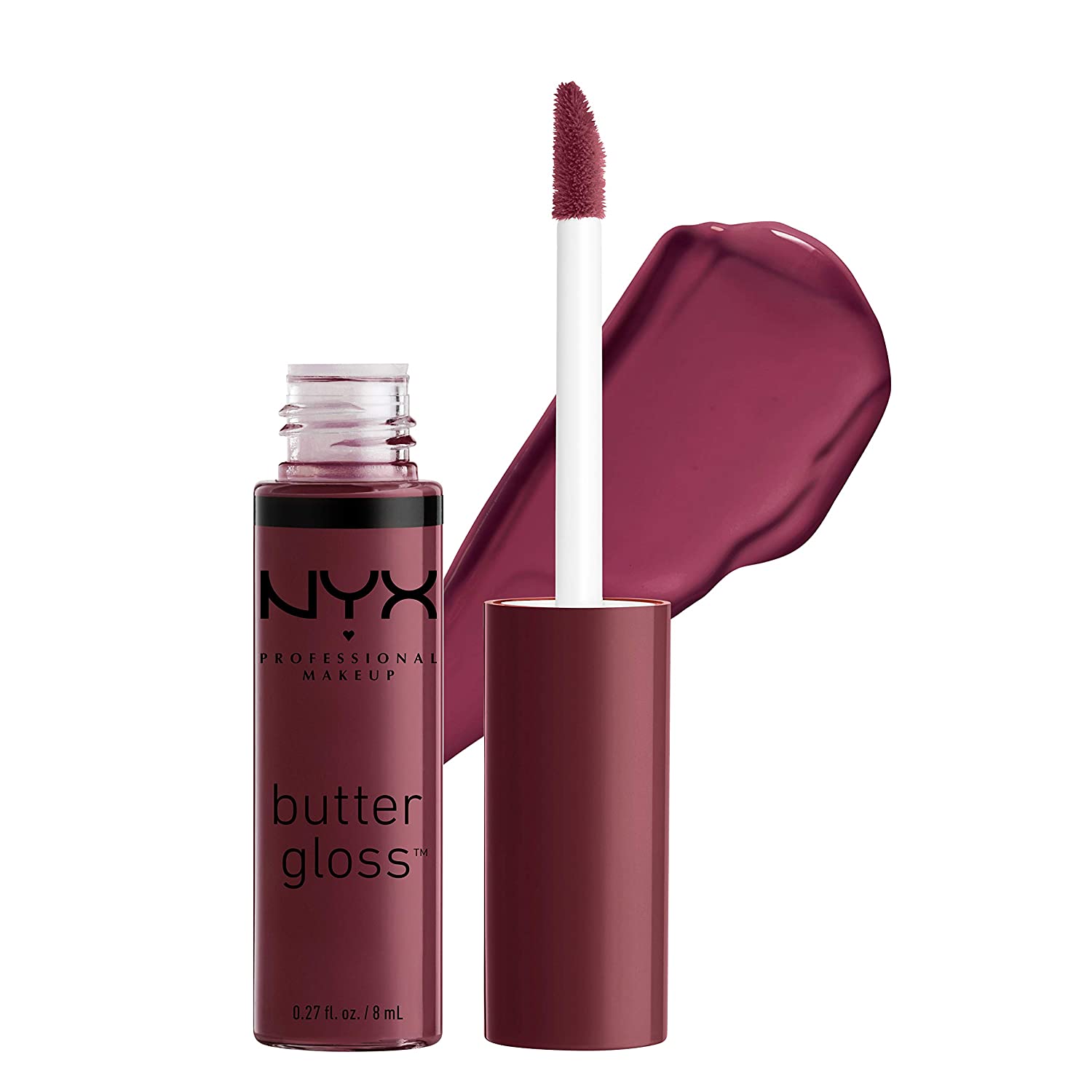 NYX PROFESSIONAL MAKEUP Butter Gloss – Devil’s Food Cake, Deep Plum