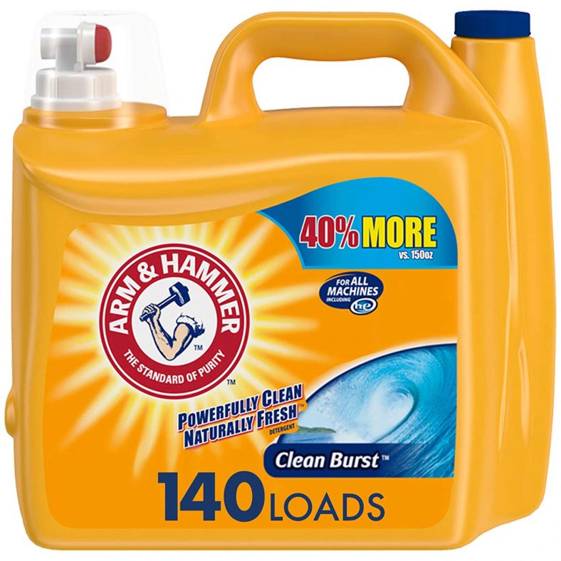 Arm & Hammer Clean Burst, 140 Loads Liquid Laundry Detergent, 210 Fl oz