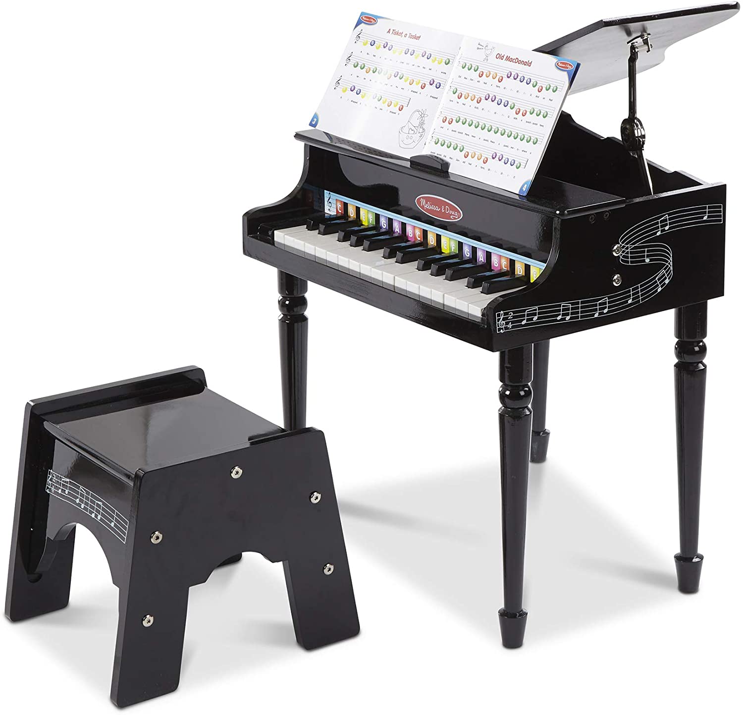 Melissa & Doug Learn-to-Play Classic Grand Piano