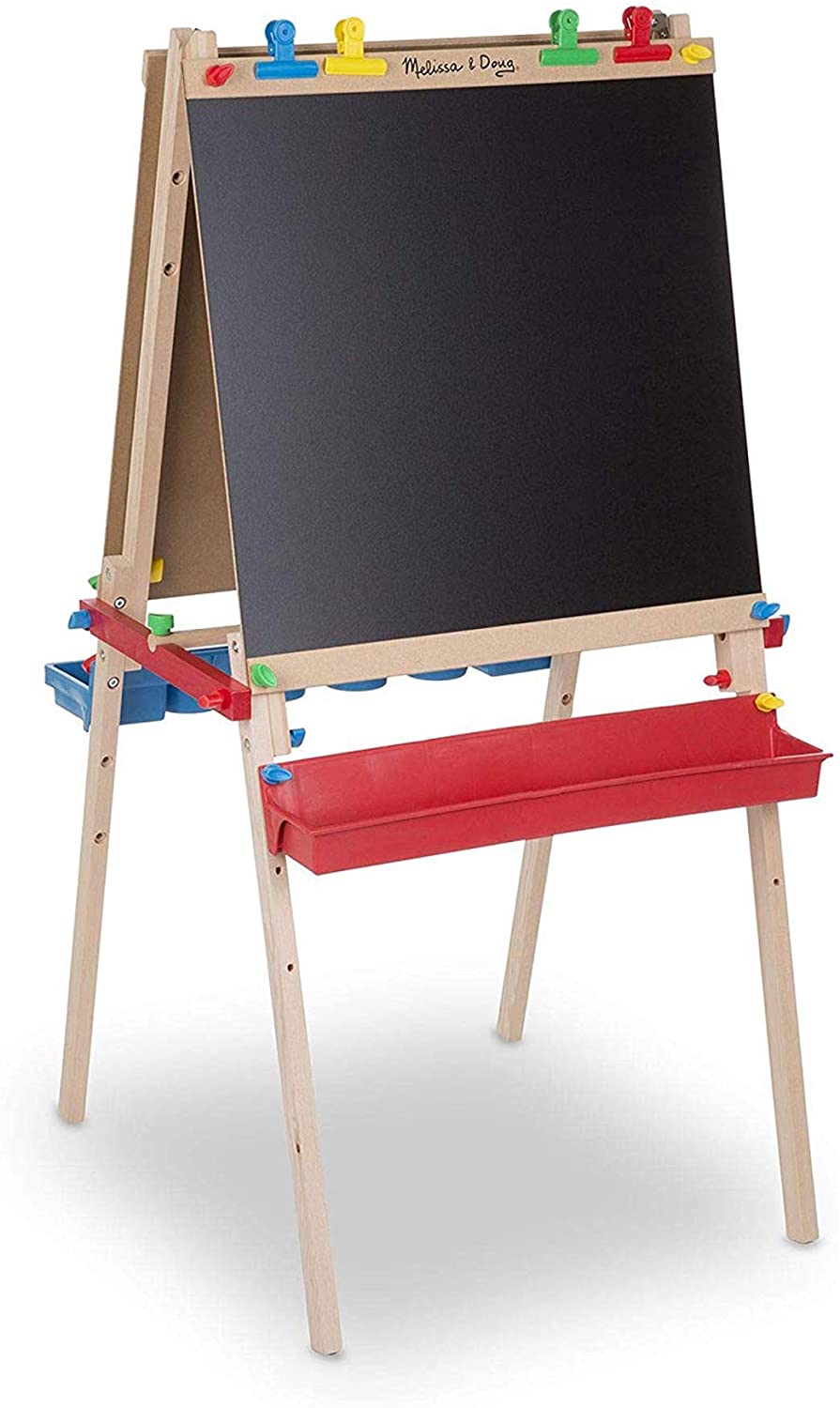 Melissa & Doug Deluxe Wooden Standing Art Easel