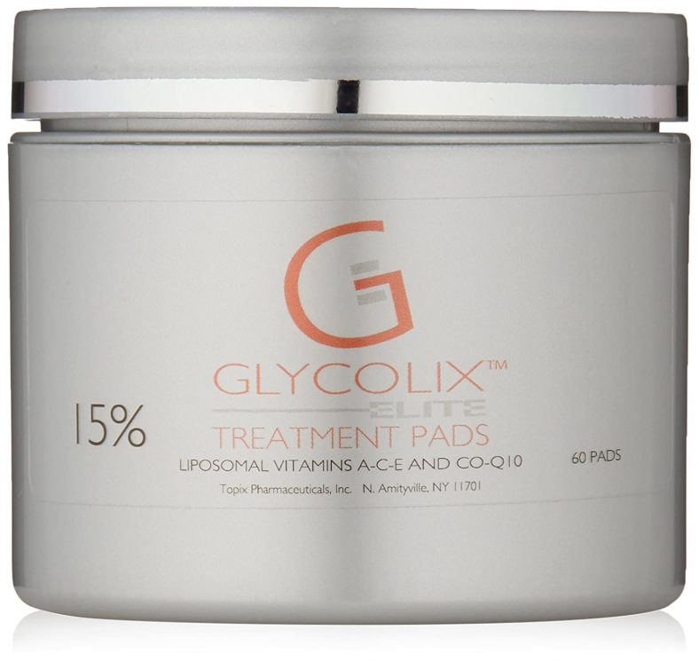 Glycolix Elite Glycolic Acid Treatment Pads, 60 Count
