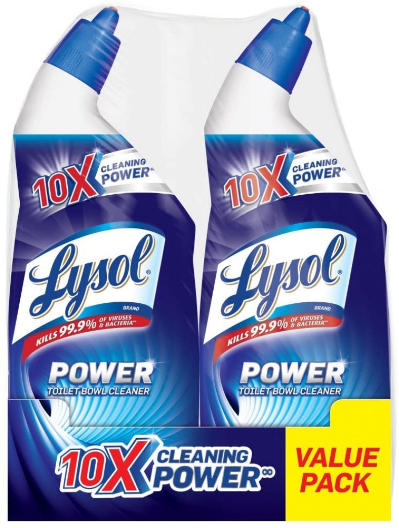 2-Pack Lysol Power Toilet Bowl Cleaner 48oz