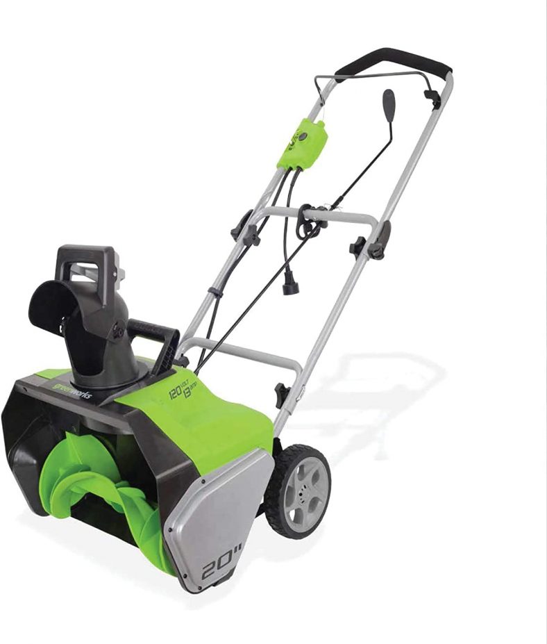 GreenWorks 2600502 13 Amp 20-Inch Corded Snow Thrower