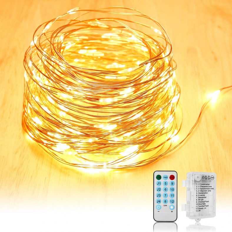 Outdoor Christmas LED String Lights 66ft 200LEDs