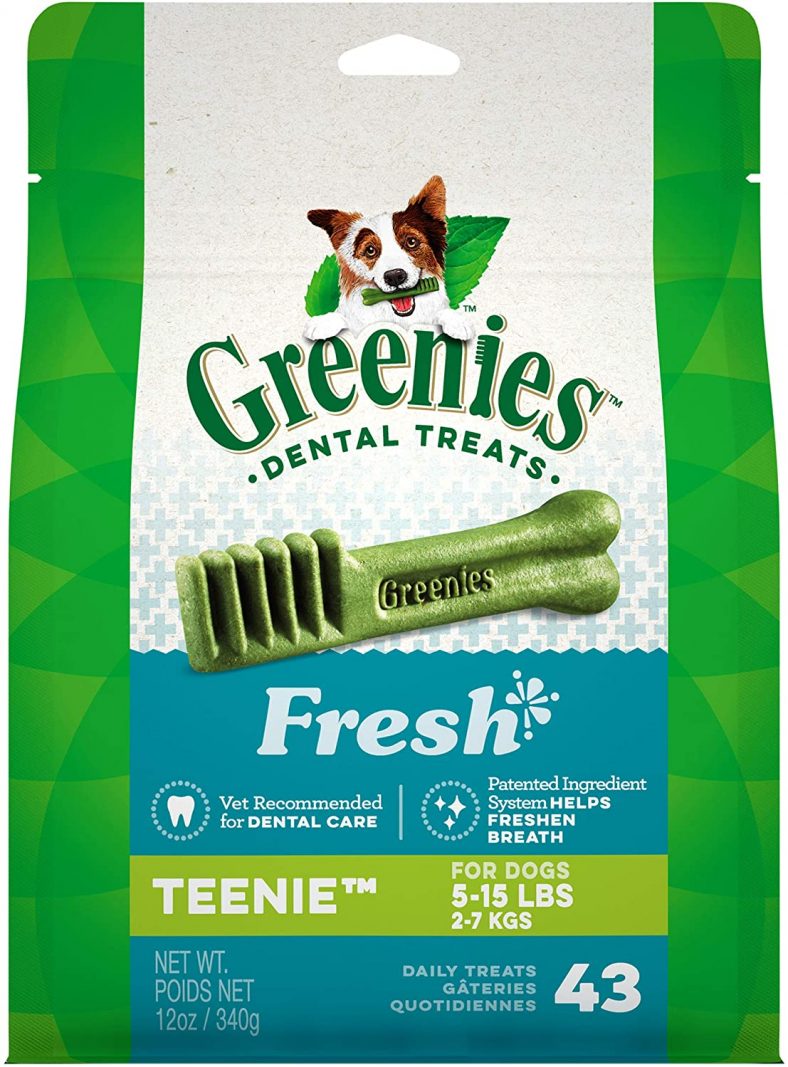 GREENIES Fresh Natural Dental Dog Treats 12oz