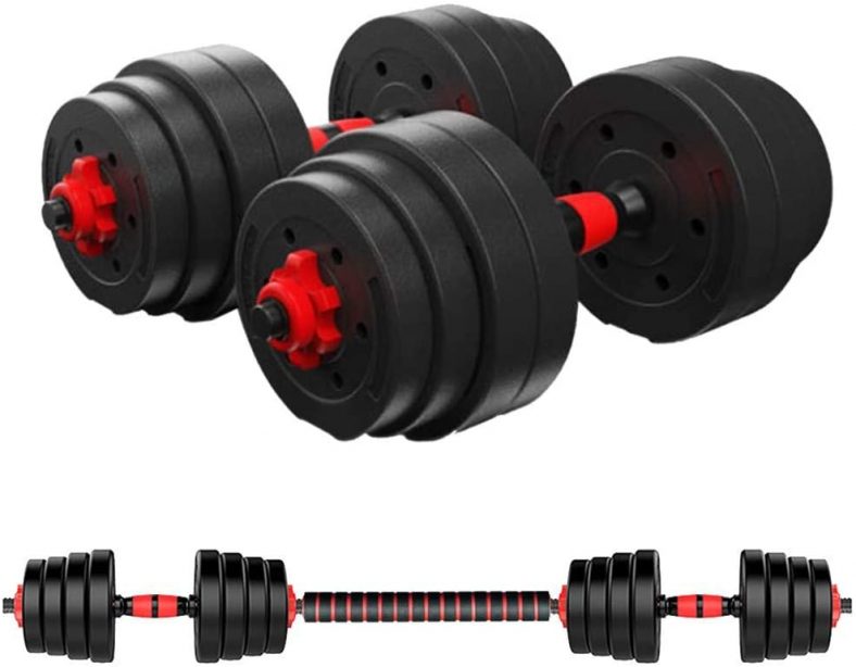 GN109 Free Weights Adjustable Dumbbells 110LB/50KG