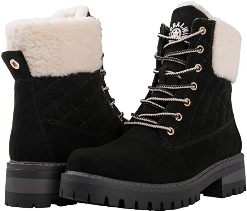 GLOBALWIN Womens The Quilted Winter Classic Boots