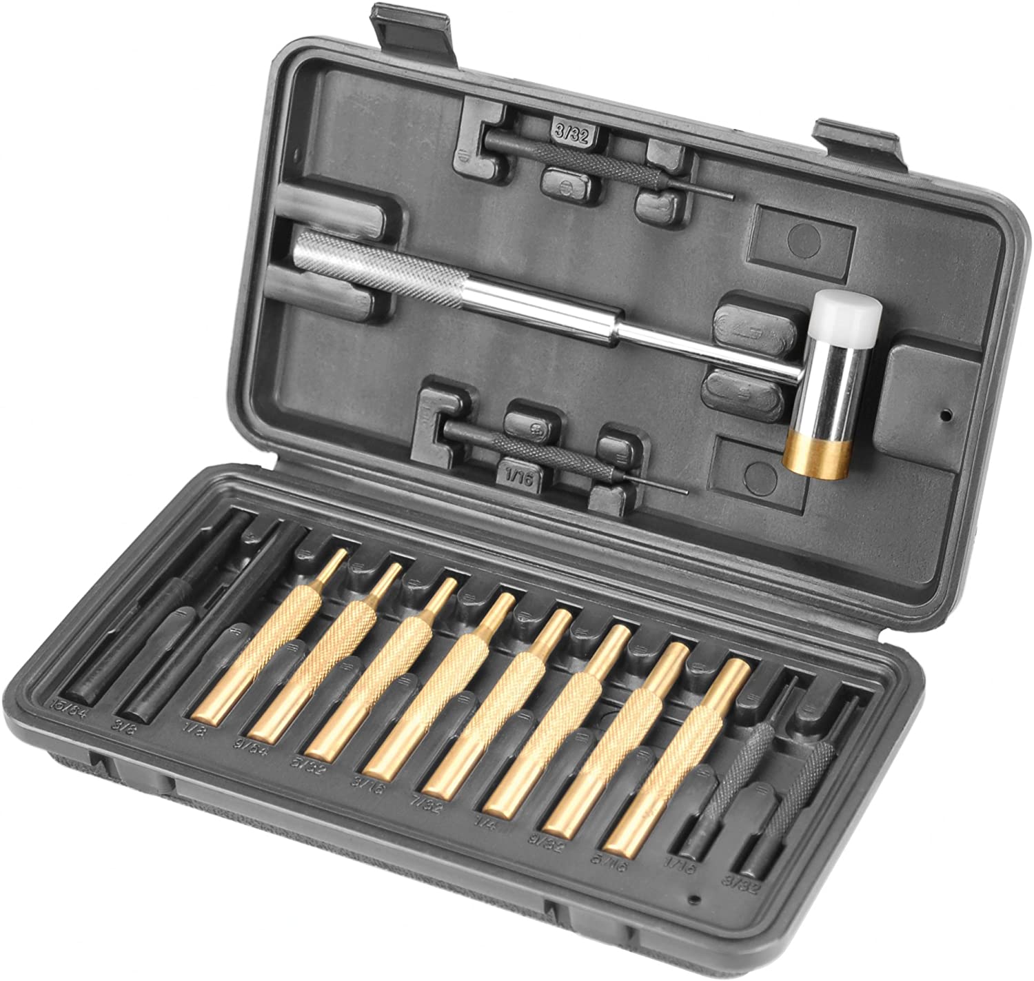 Wheeler Engineering Hammer and Punch Set with Brass