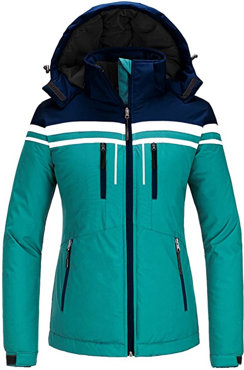 Skieer Womens Waterproof Ski Jacket