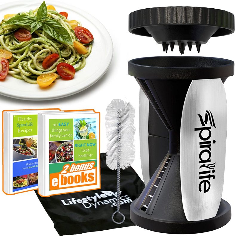 Original SpiraLife Spiralizer Vegetable Slicer – Vegetable Spiralizer – Spiral Slicer Cutter