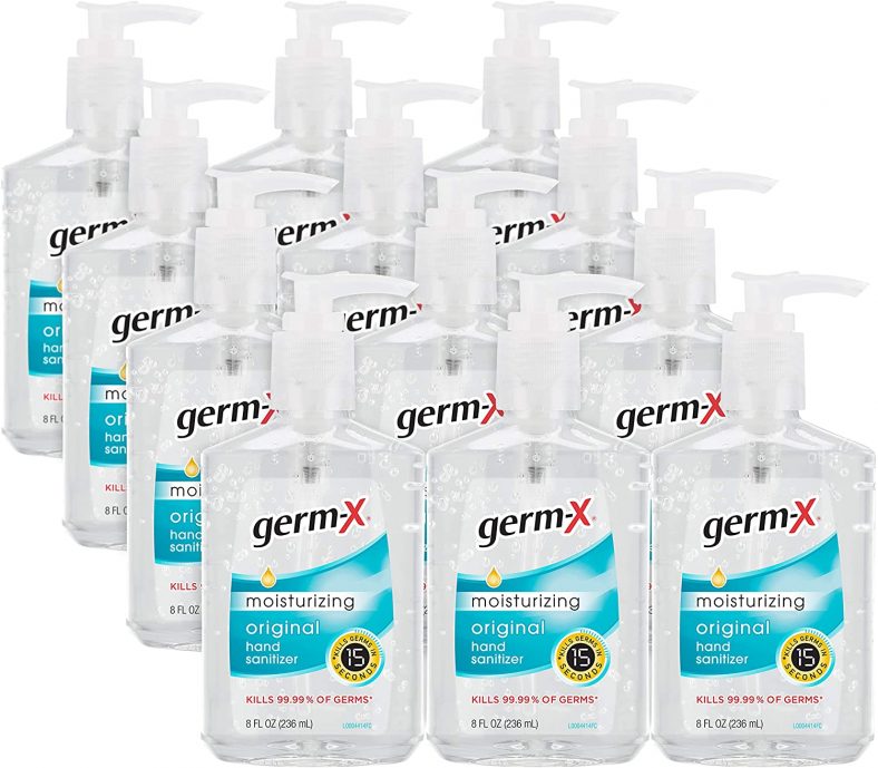 Germ-X Hand Sanitizer 12-Pack Only $15 on Amazon | Just $1.28 Each