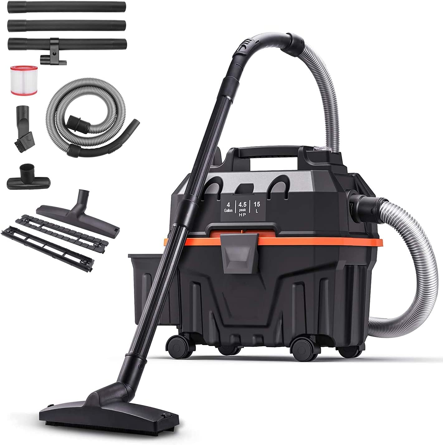 4-Gallon Wet Dry Shop Vacuum