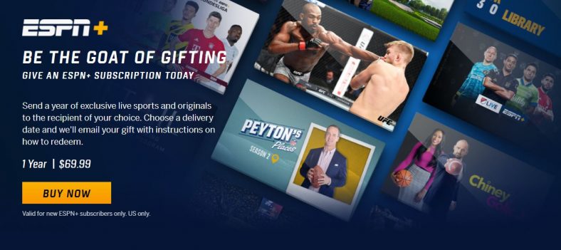 ESPN Plus Subscription offer