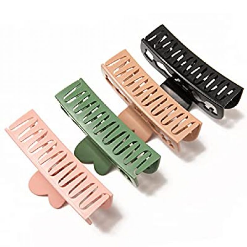 Clearich Large Claw Clips for Thick Hair for $4