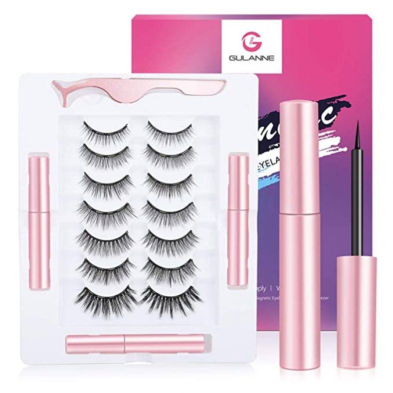 Magnetic Eyelasehs (7 pairs) with Eyeliner ( 3tubes) for $10